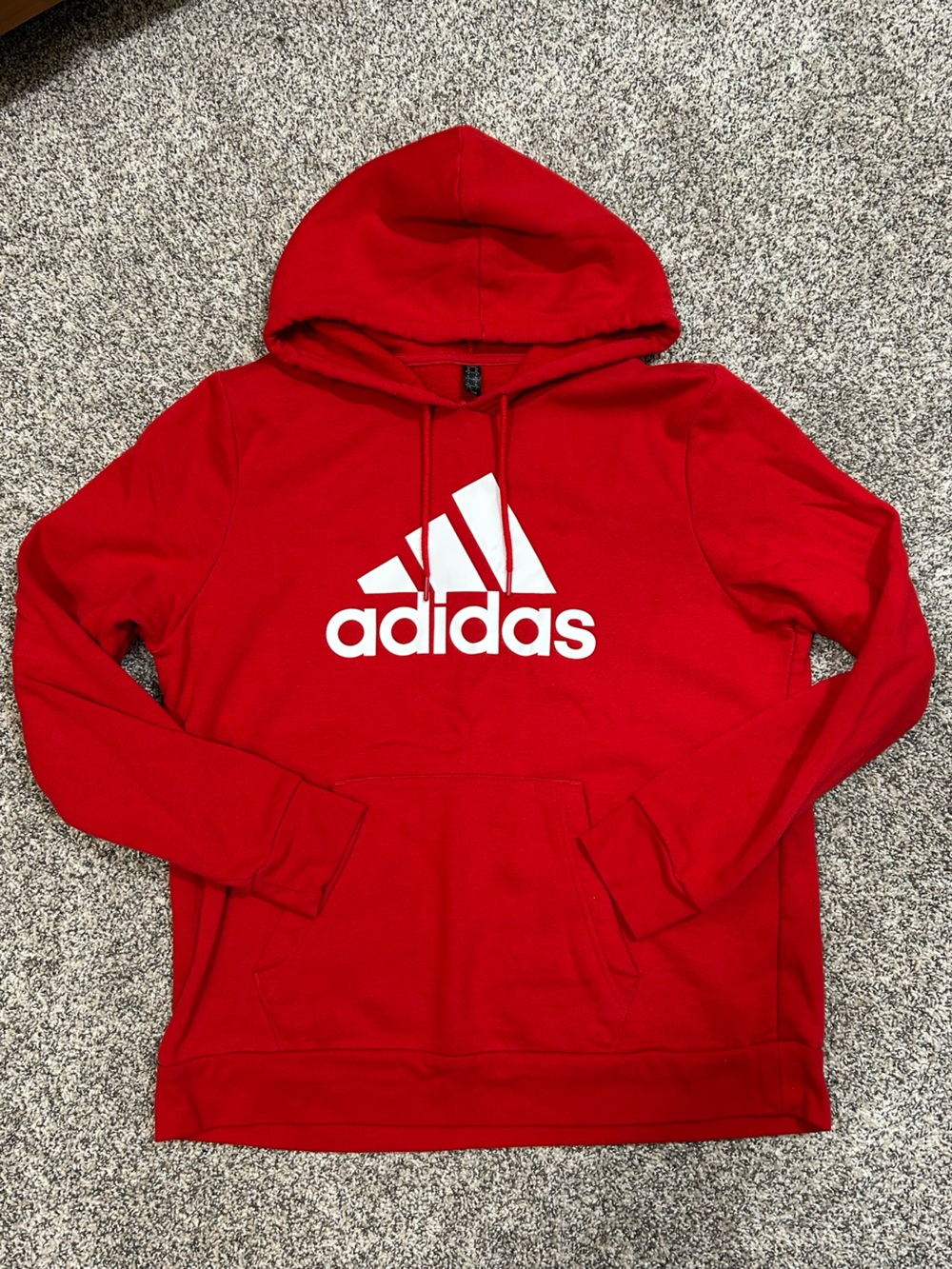 Adidas Red Pullover Hoodie XL